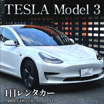 TESLA(テスラ)モデル3のレンタカーでEV(電気自動車)体験＆サスティナブル観光！